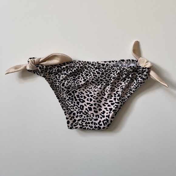 Eberjey Girls’ Leopard Print Bikini - Size 4 - Picture 6 of 9